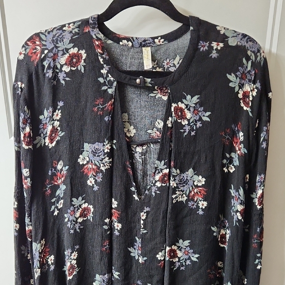 Free People LS Floral Dress - M - Picture 2 of 8